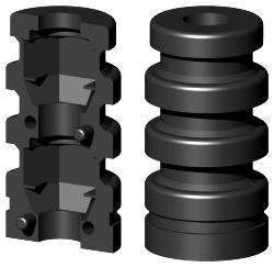 Expanderverbinder für Rundrohr 3 D plastic Hans Kintra GmbH