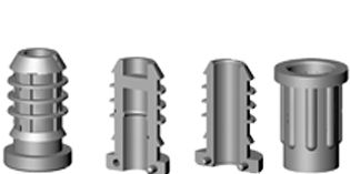 Castor fittings for round tube