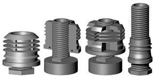 Insert-vrins pour tube cylindrique