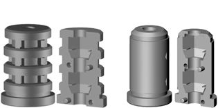 Insertions dexpansion pour tube cylindrique