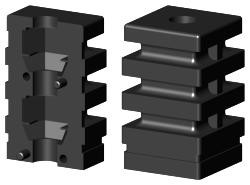Expanderverbinder für Quadratrohr 1D1V30X30X1.5M8/0